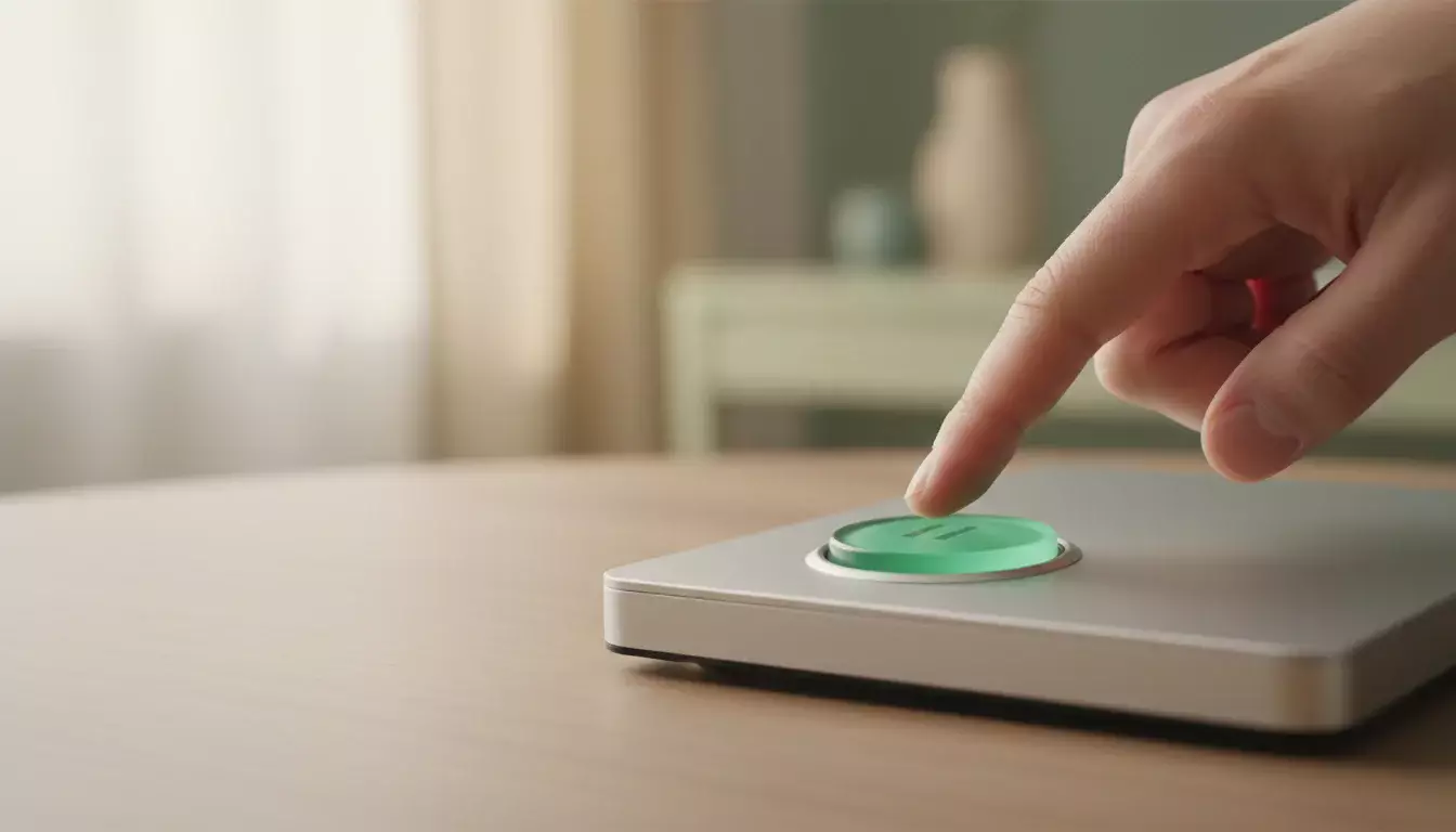 Gioco responsabile scommesse: mano che imposta un limite su un'interfaccia di protezione